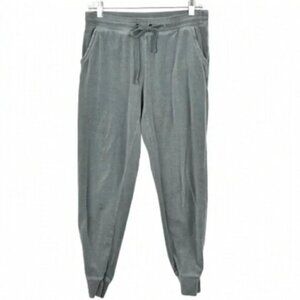 Aerie Green  Velour Joggers High Waist Lounge Pants Size Small